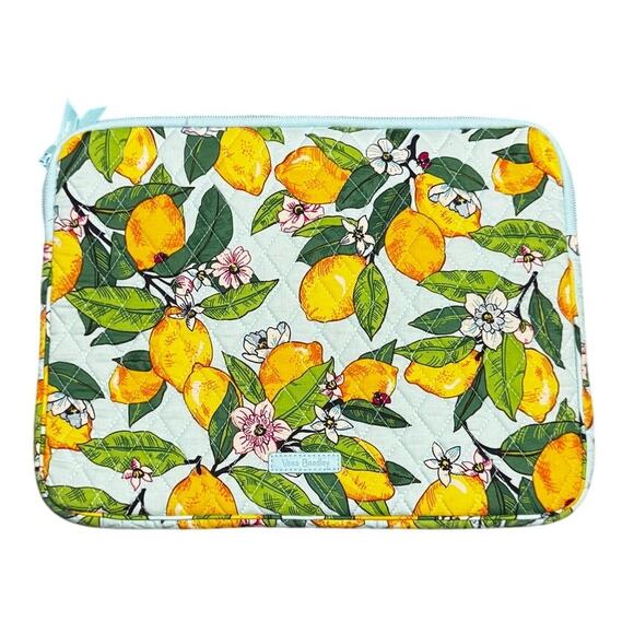 Vera Bradley Laptop Sleeve Case – Retired “Lemon Grove” Print – 14x11x1 - Picture 1 of 4